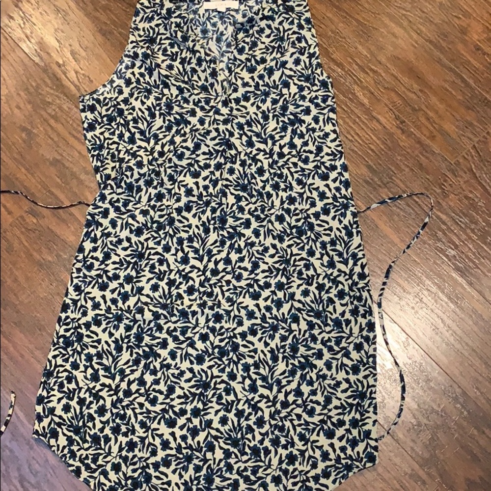 Loft tie waist dress